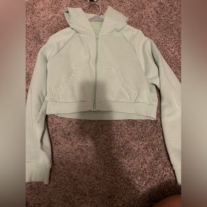 Pacsun Cropped Zip Up Hoodie